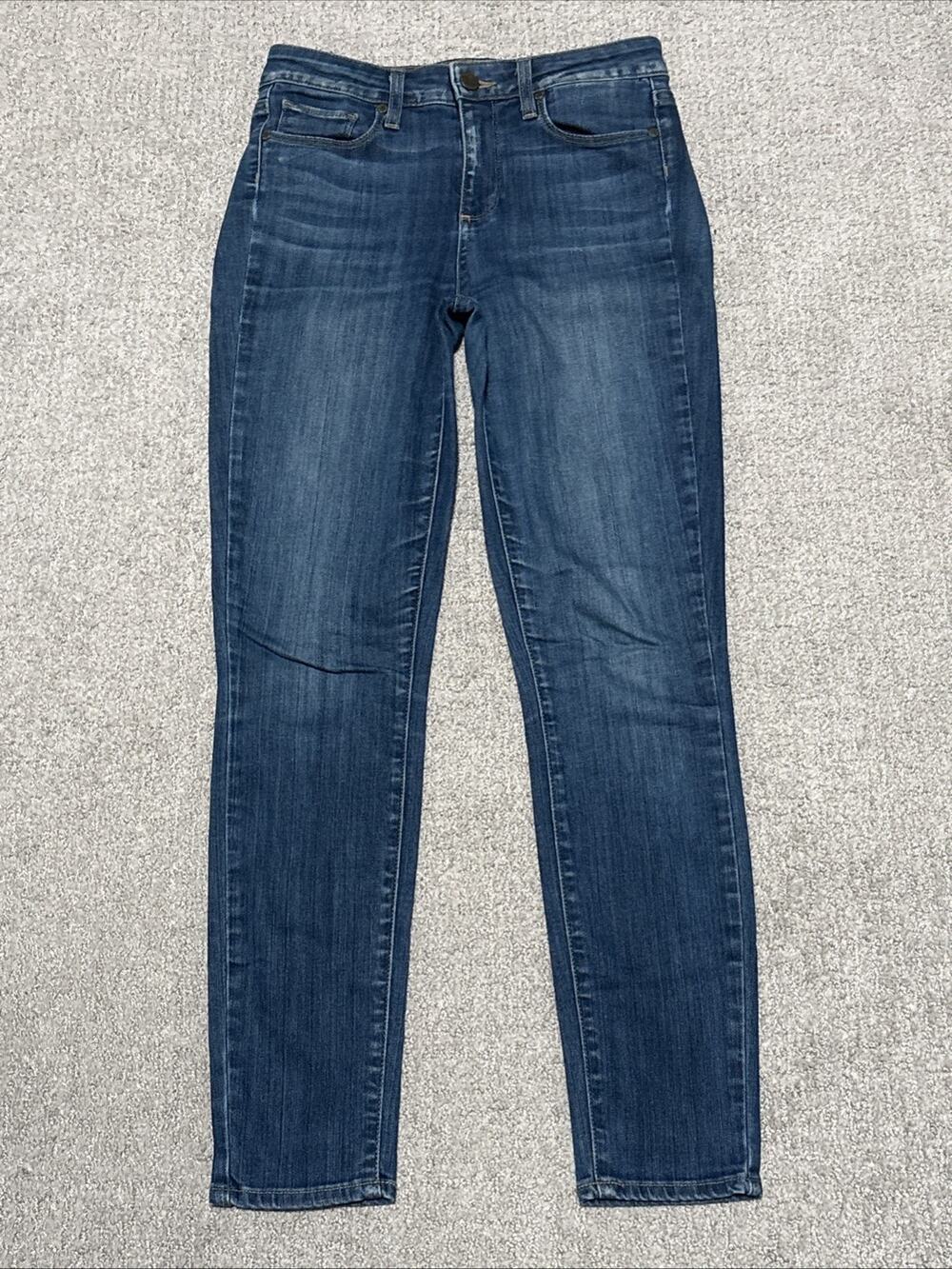 PAIGE Hoxton Ankle skinny classic medium wash Blue Jeans 27” Inseam Size 26